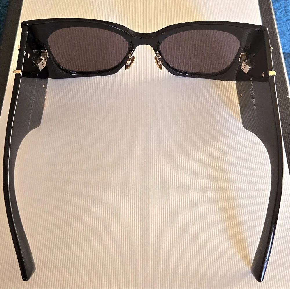 YSL AUTHENTIC Blaze Sunglasses SL M119/F Blaze 001 - Picture 3 of 13